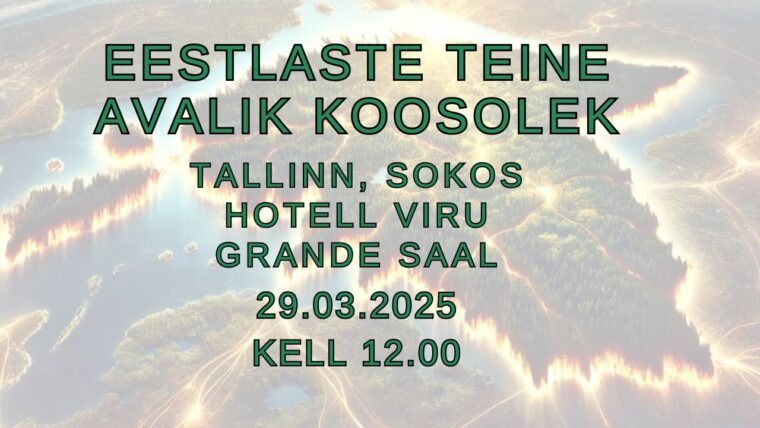Uue vaba Eestimaa loomine