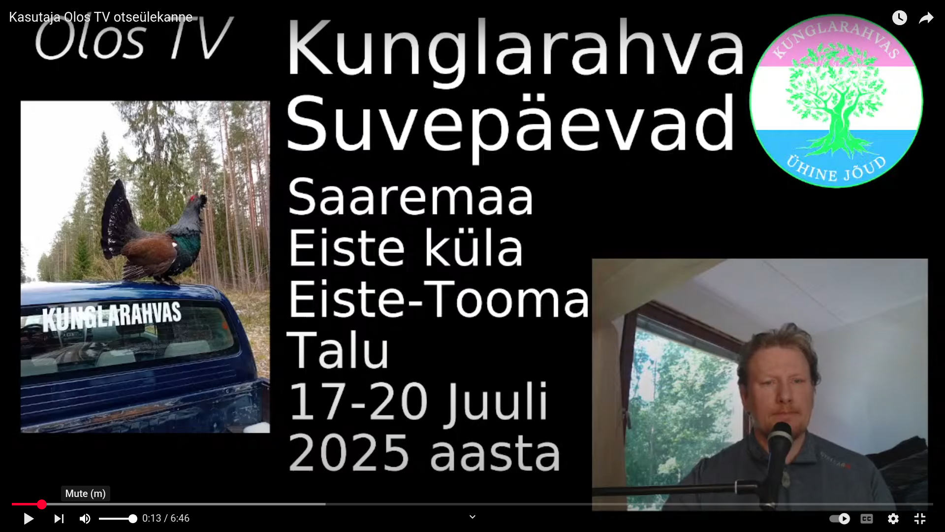Kunglarahva suvepäevad Saaremaa Eiste küla Eiste-Tooma talu 17-20 juuli 2025