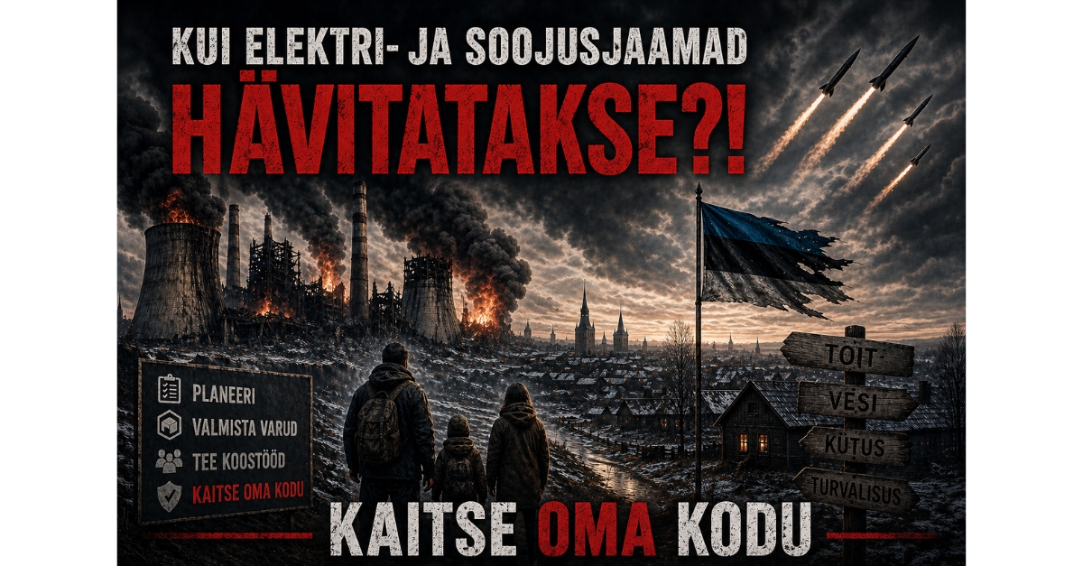 Mario Maripuu: Kui elektri- ja soojusjaamad hävitatakse?!*** What Happens If Power and Heating Plants Are Destroyed?!